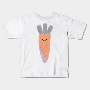 Cute floral carrot Kids T-Shirt